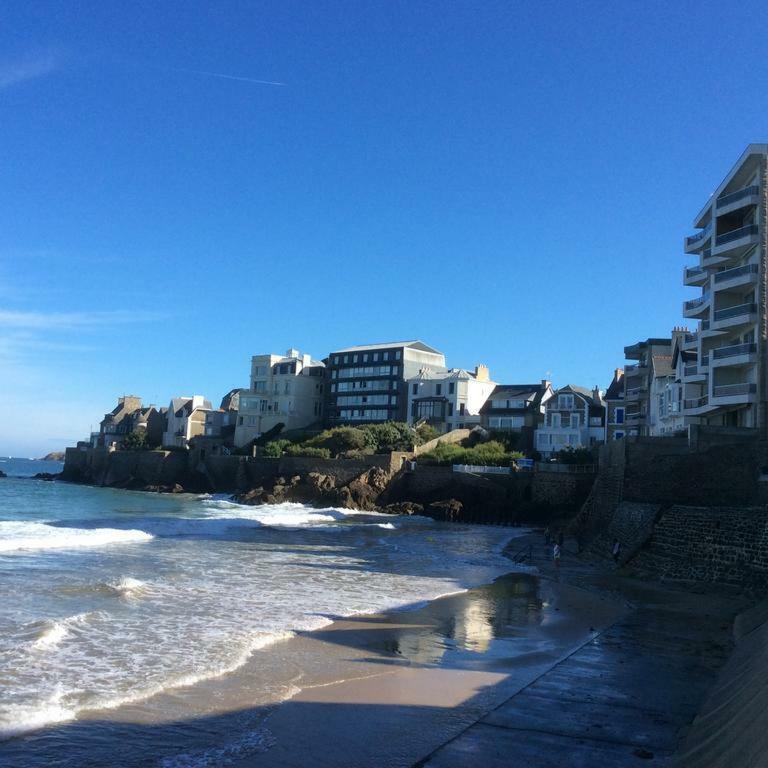Appartement Les Pieds Dans L'Eau - Residence Sur La Plage Saint-Malo Exterior foto