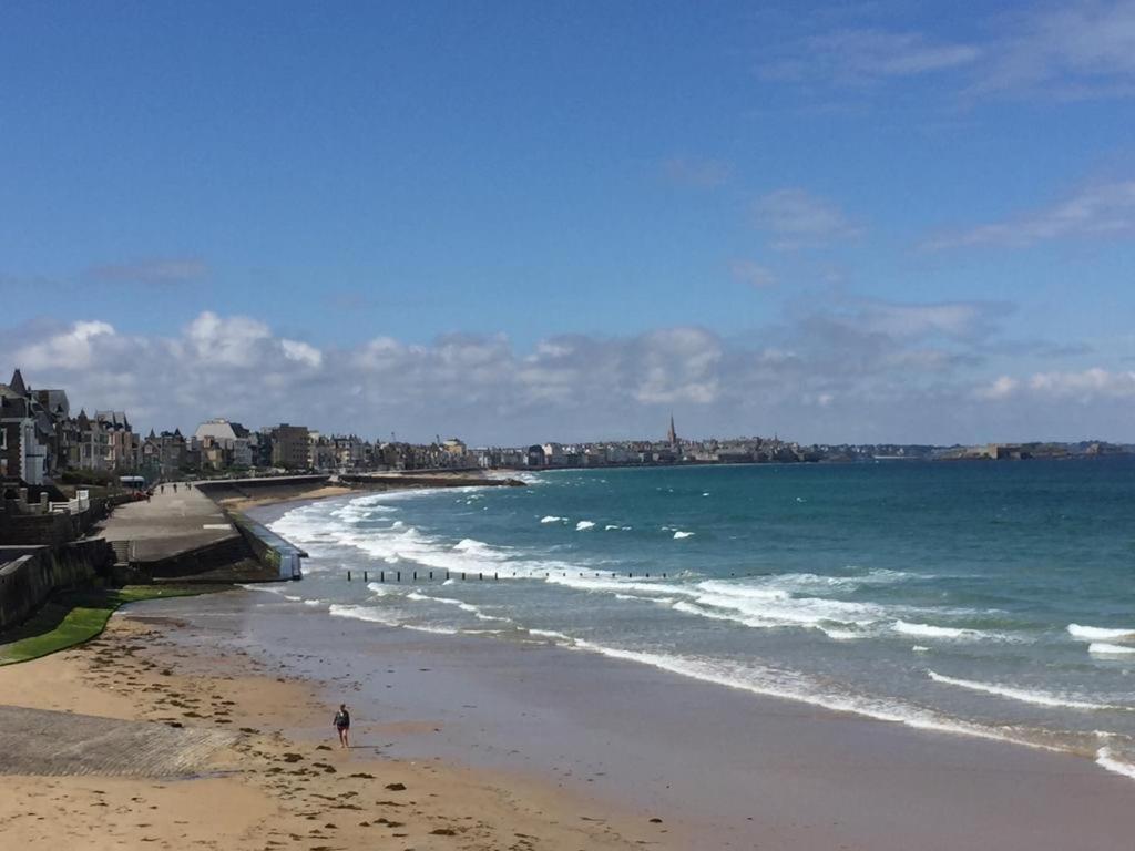 Appartement Les Pieds Dans L'Eau - Residence Sur La Plage Saint-Malo Exterior foto