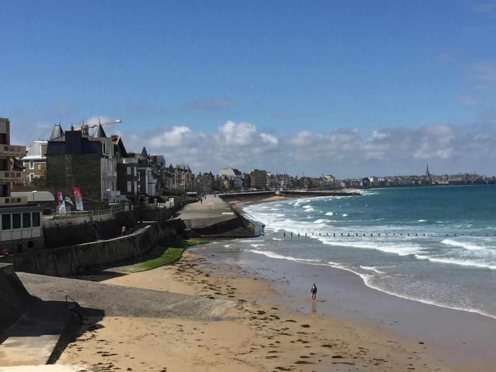 Appartement Les Pieds Dans L'Eau - Residence Sur La Plage Saint-Malo Exterior foto