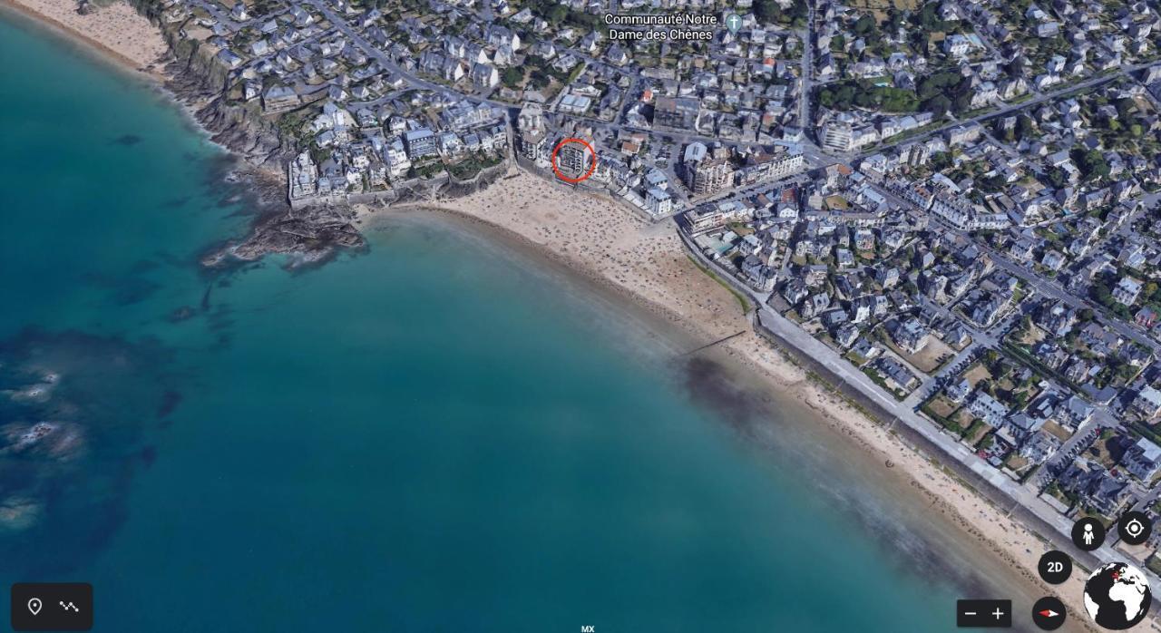Appartement Les Pieds Dans L'Eau - Residence Sur La Plage Saint-Malo Exterior foto