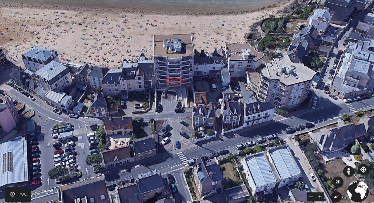 Appartement Les Pieds Dans L'Eau - Residence Sur La Plage Saint-Malo Exterior foto