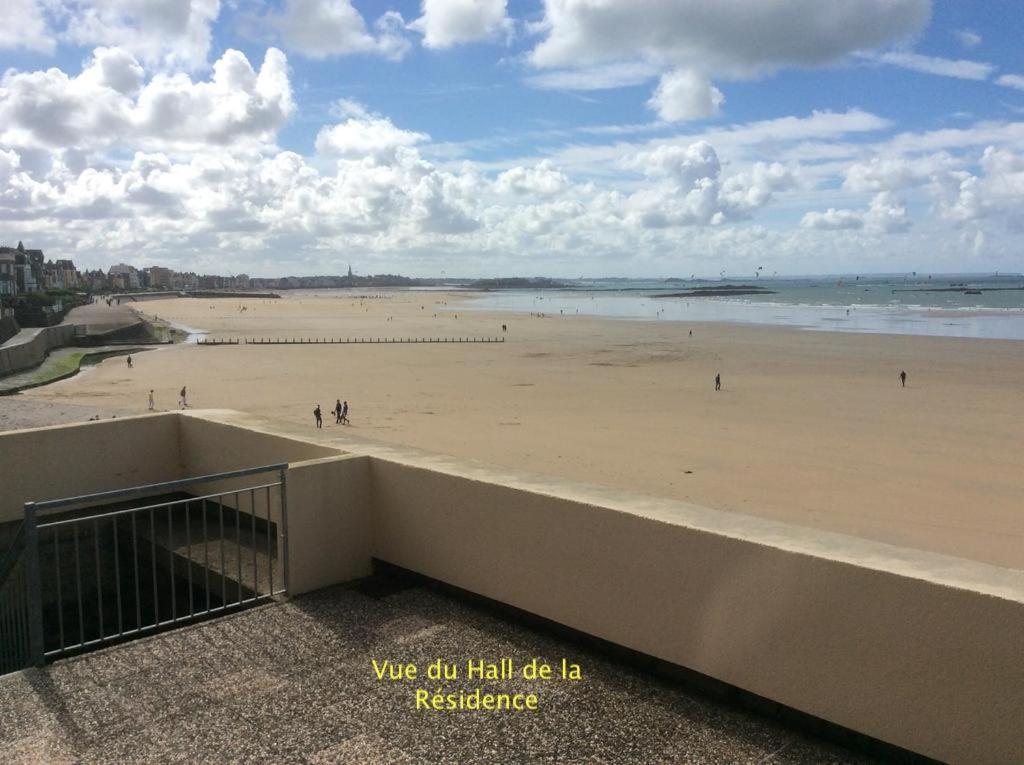 Appartement Les Pieds Dans L'Eau - Residence Sur La Plage Saint-Malo Exterior foto